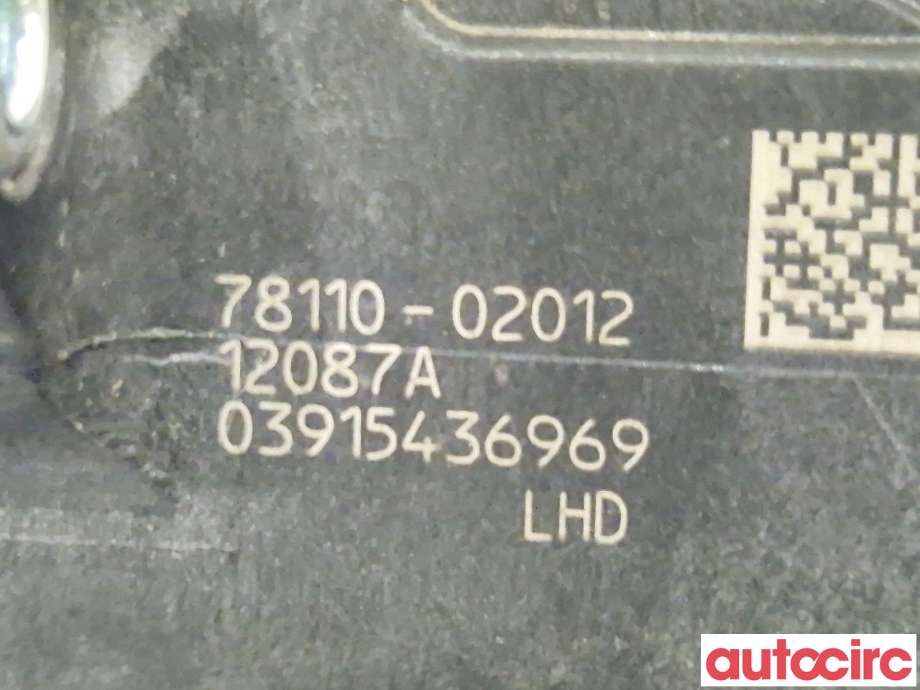 Pedal gass til Toyota Auris 2010-2012 (Type I, Fase 2)  (TOYOTA|7811002021)