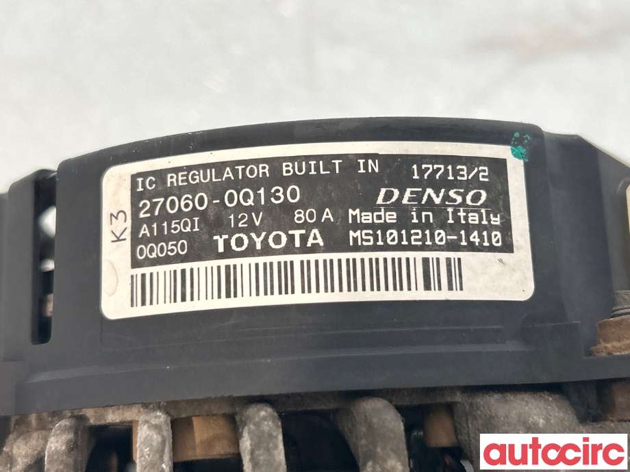 Dynamo til Toyota Aygo 2005-2014 (Type I) (TOYOTA|270600Q020|270600Q130)