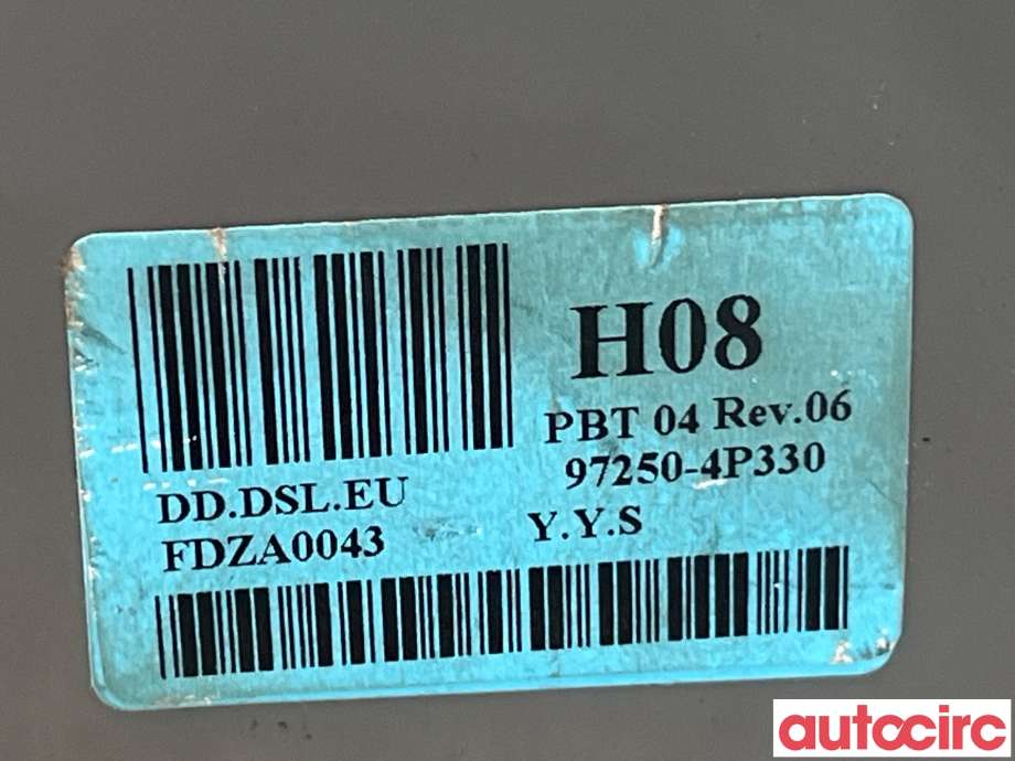 Varmeapparat betjening til Hyundai i20 2009-2014 (Type I) (HYUNDAI|972504P330UX|972504P330)