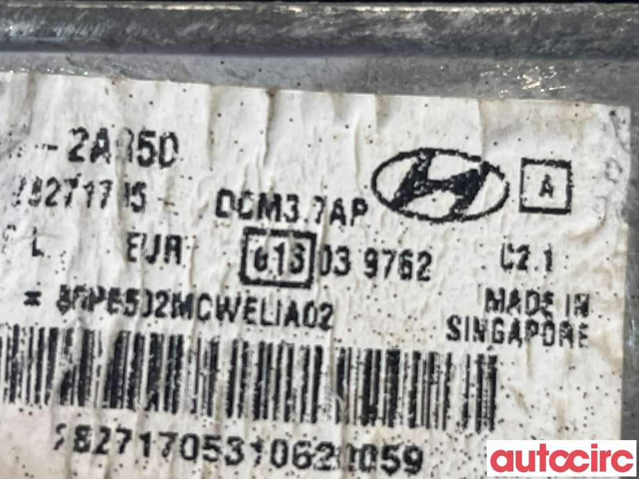 Styreenhet motor til Hyundai i20 2009-2014 (Type I) (HYUNDAI|391302A050)