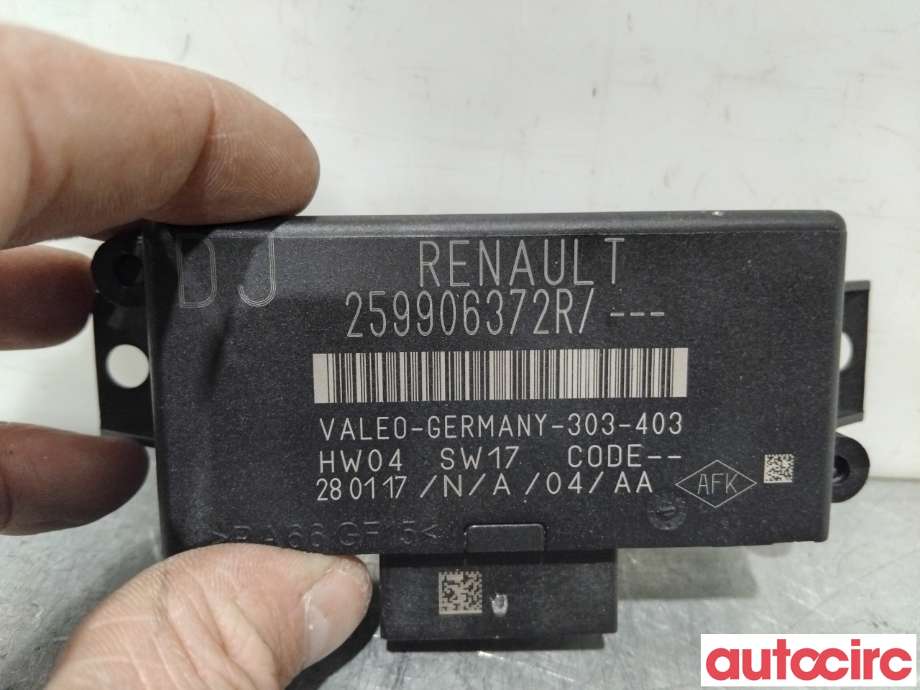 Styreenhet parkering til Renault Zoe 2013-2019 (Fase 1)  (RENAULT|259906372R|303403)