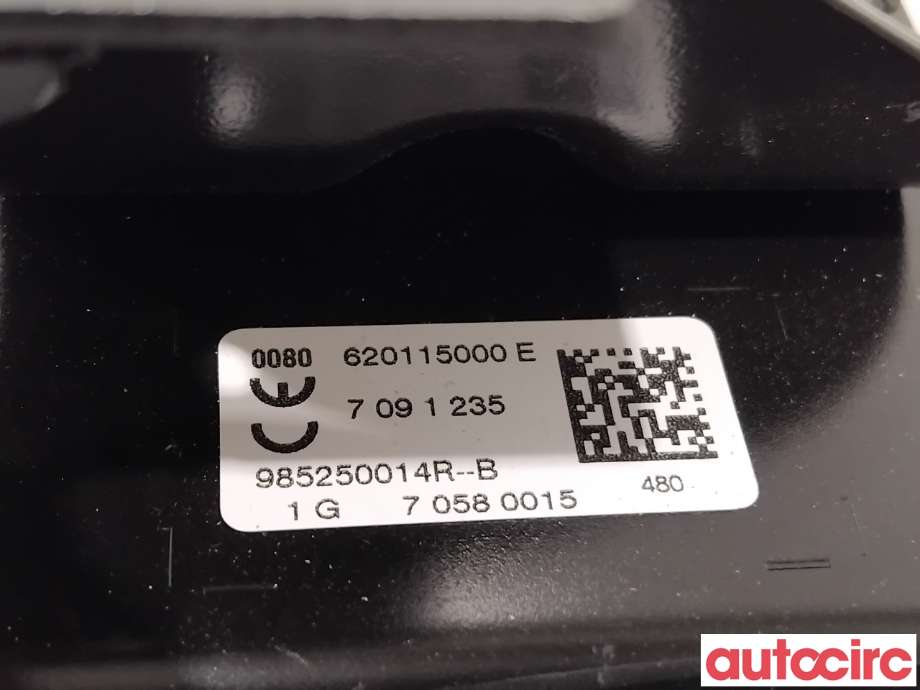 Airbag passasjer til Renault Zoe 2013-2019 (Fase 1)  (RENAULT|985250014R|620115000E)