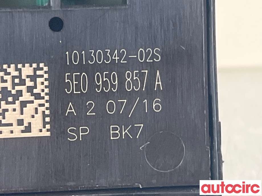 Bryter ruteheis til Škoda Octavia 2013-2016 (Type III, Fase 1)  (SKODA|5E0959857A)