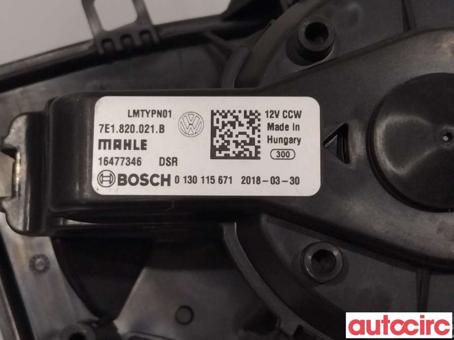 Varmeapparat motor til VW Transporter / Caravelle 2015-2019 (T6) (T6) (VOLKSWAGEN|7E1820021B|0130115671)