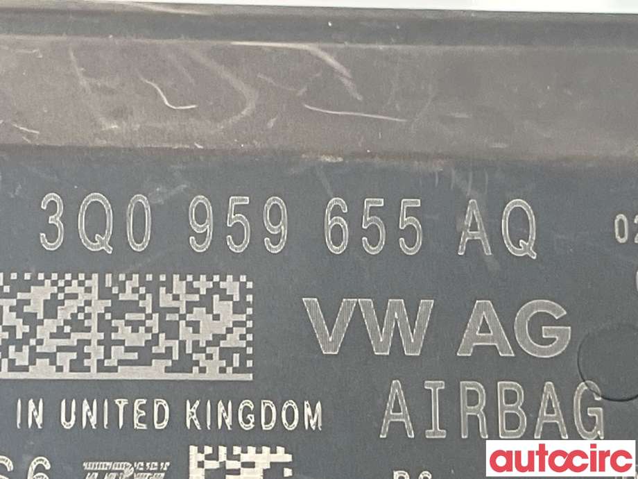 Airbag elektronikk til Škoda Octavia 2013-2016 (Type III, Fase 1)  (SKODA|3Q0959655AQ)