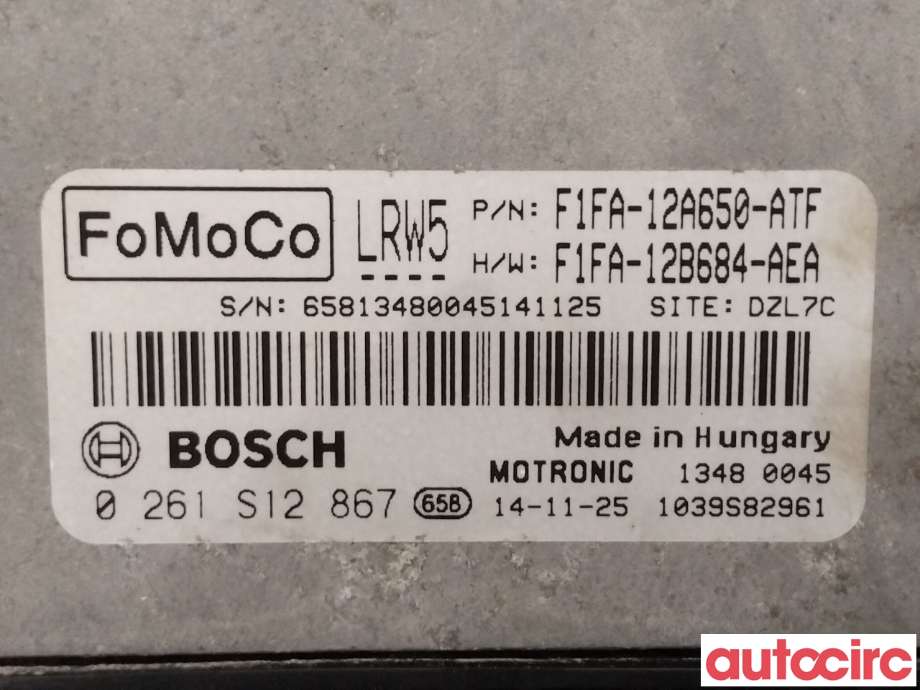 Styreenhet motor til Ford Focus 2014-2018 (Type III, Fase 2)  (FORD|1920994|RMF1FA-12A650-AEB|F1FA-12B684-AEB)