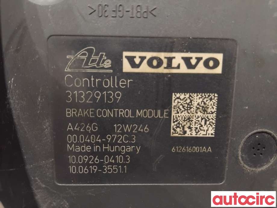 ABS sentral til Volvo V70 2007-2013 (Type III, Fase 1)  (VOLVO|31329140|100212-05324|31329139)