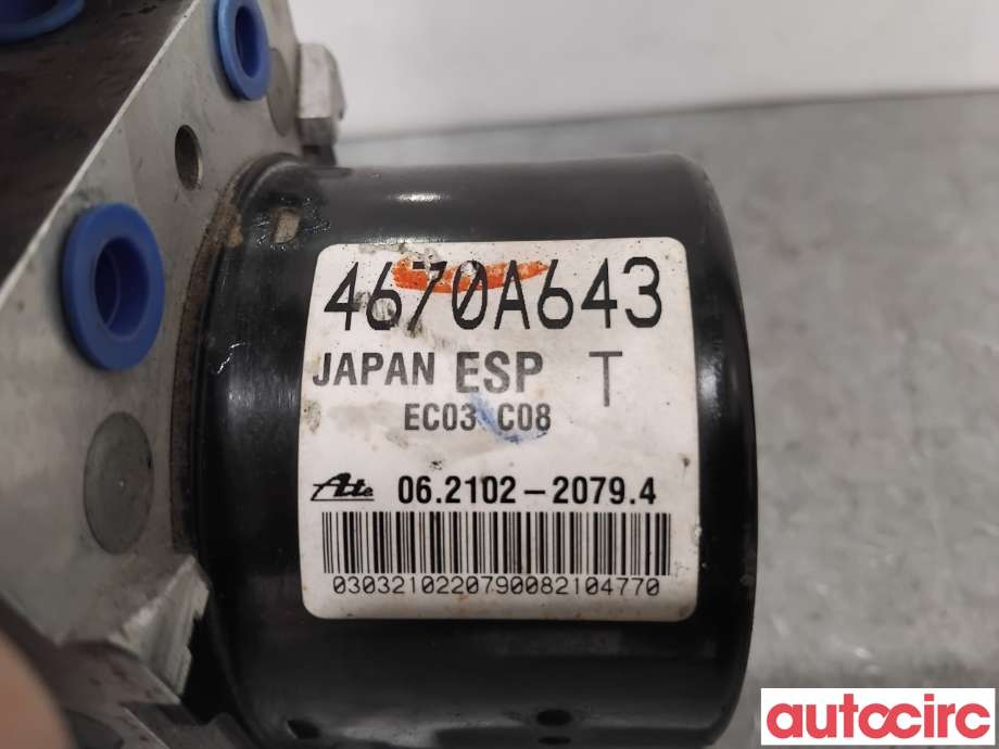 ABS sentral til Mitsubishi ASX 2010-2019  (MITSUBISHI|4670A644|062109-62983|4670A643)
