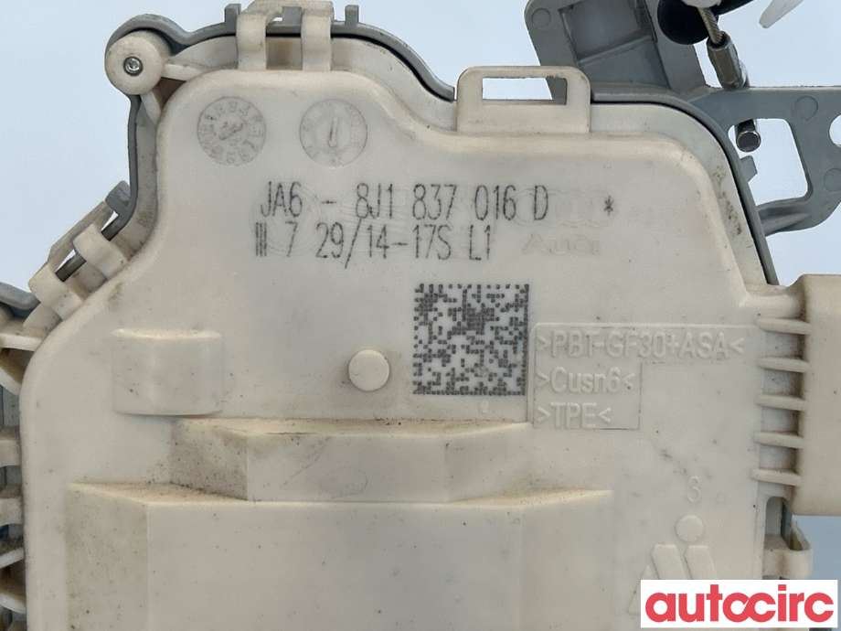 Låsekasse høyre foran til Audi A5 2007-2016 (Type I)  (AUDI|8T0837886B|8J1837016D)