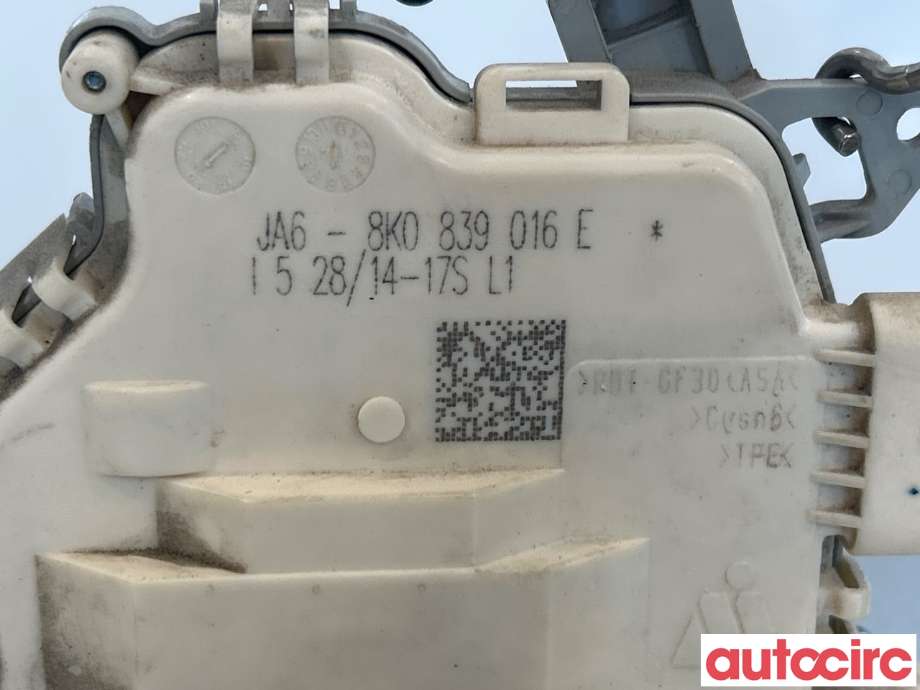 Låsekasse høyre bak til Audi A5 2007-2016 (Type I)  (AUDI|8T0837886B|8K0839016E)