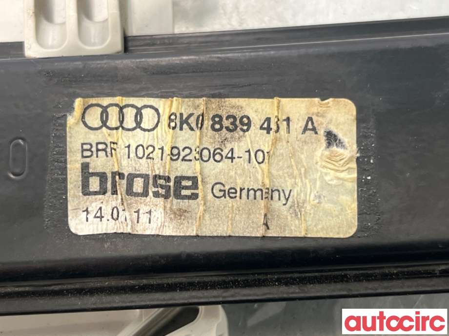 Ruteheis til Audi A4 2007-2014 (Type IV) (B8) (B8) (AUDI|8K0839461A|1021-923064-101|8K0839461C)