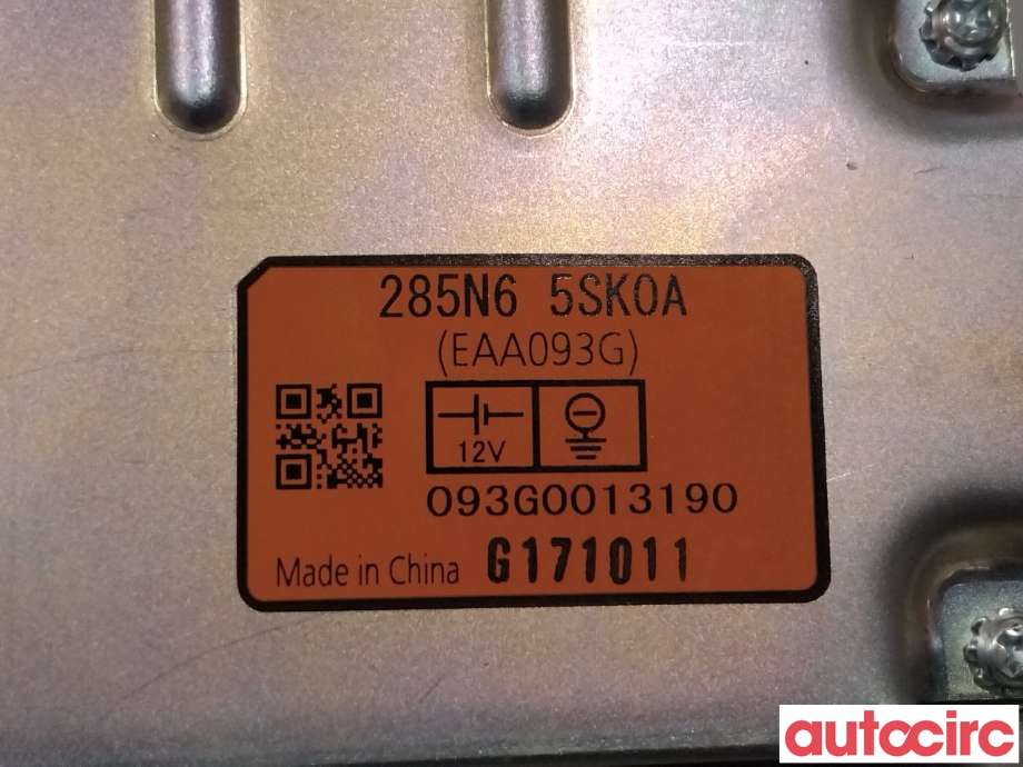 Bilstereo diverse til Nissan Leaf 2018-->> (Type II)  (NISSAN|285N65SK0A|)