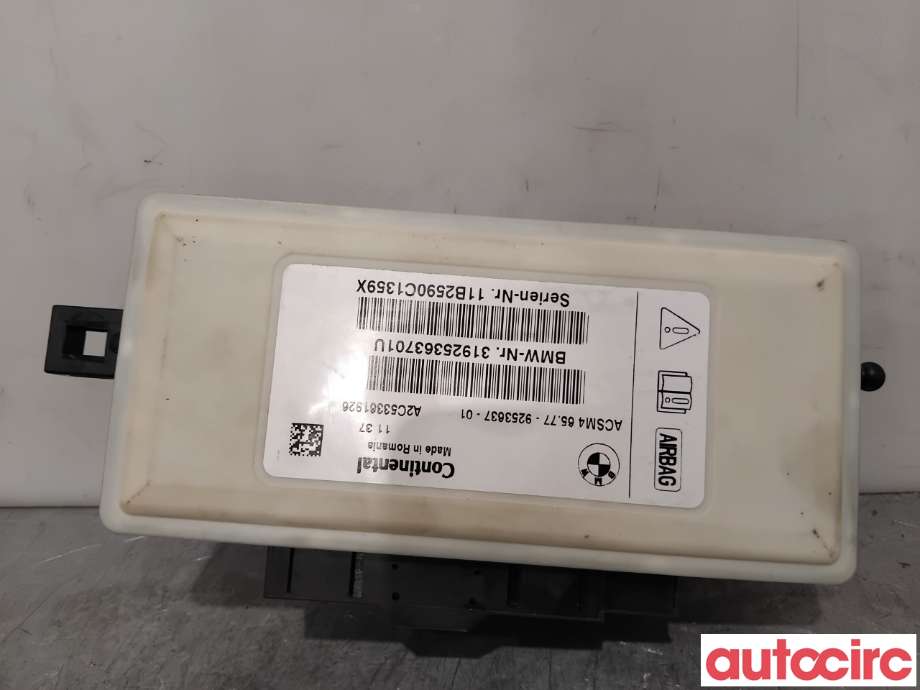 Airbag elektronikk til BMW 5-Serie 2010-2017 (F10/F11) (F10/F11) (BMW|65777911606|A2C53361926|6577-9253637)