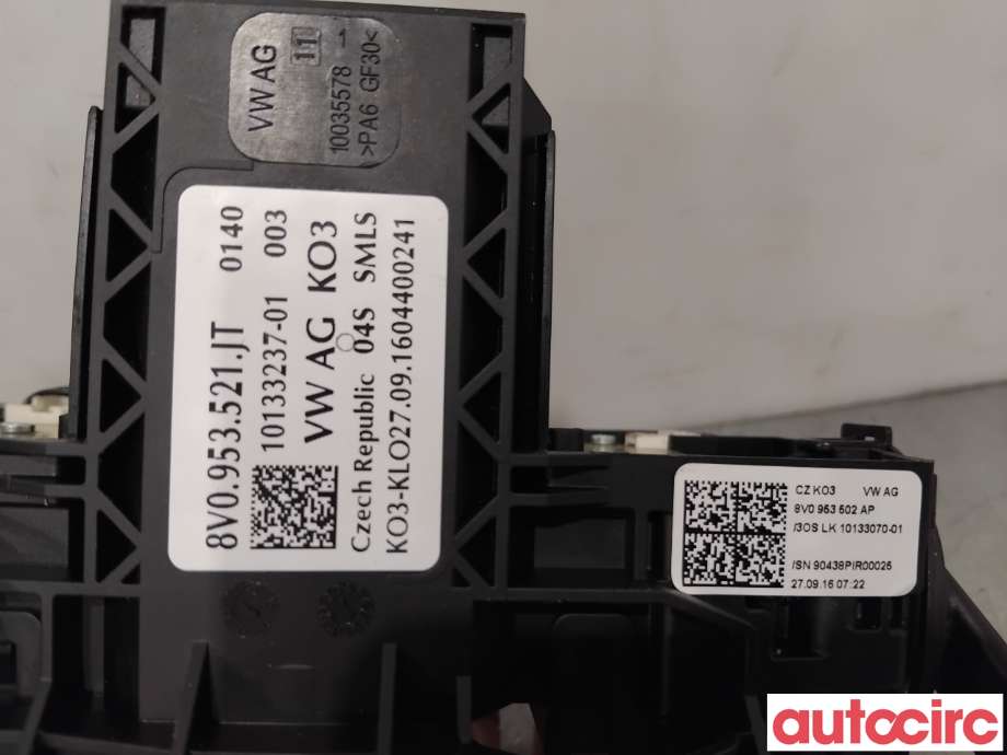 Bryter combi til Audi A3 2016-2020 (Type III, Fase 2)  (AUDI|8V0953502AP|10133070-01)