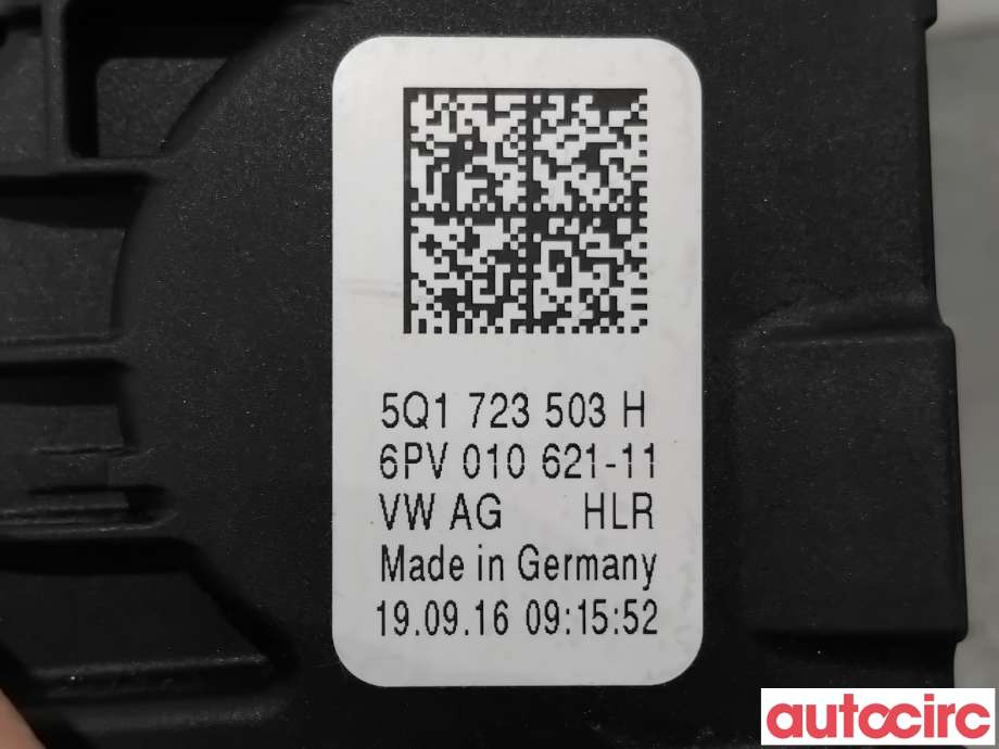 Pedal gass til Audi A3 2016-2020 (Type III, Fase 2)  (AUDI|5Q1723503H|6PV010621-11|5Q1723503K)