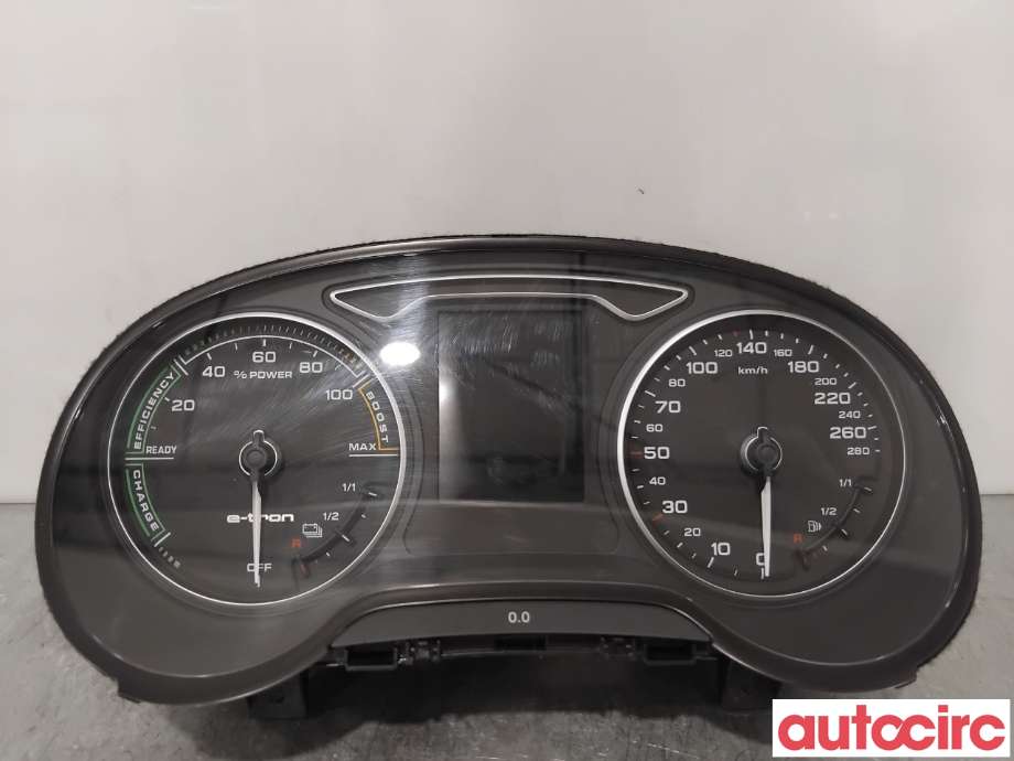 Instrumentpanel til Audi A3 2016-2020 (Type III, Fase 2) (AUDI|8V0920873H|A2C99179700)