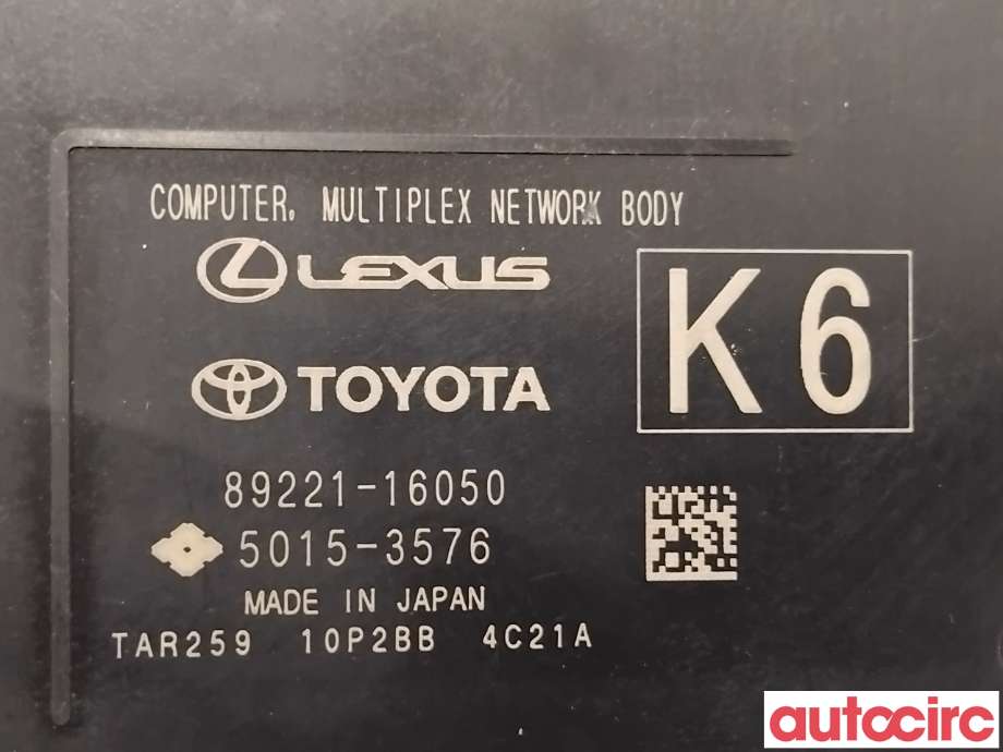 Styreenhet diverse til Toyota Corolla 2019-->>  (TOYOTA|8922016150|5015-3576|89221-16050)