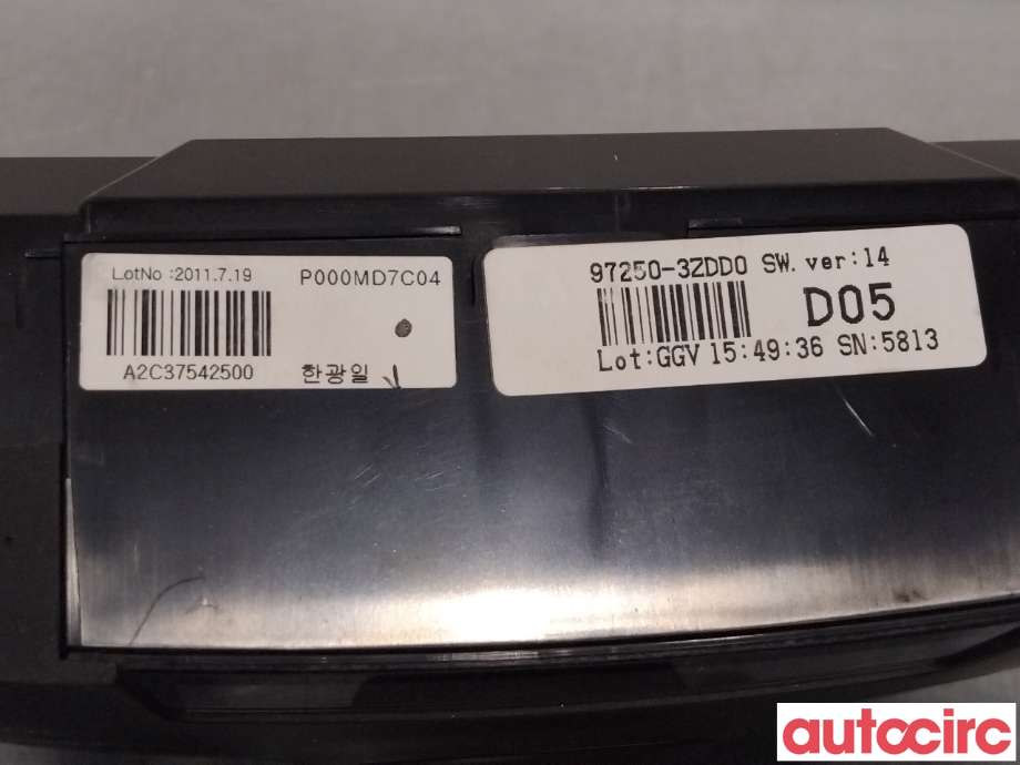 Varmeapparat betjening til Hyundai i40 2012-2017  (HYUNDAI|972503Z660PD5)