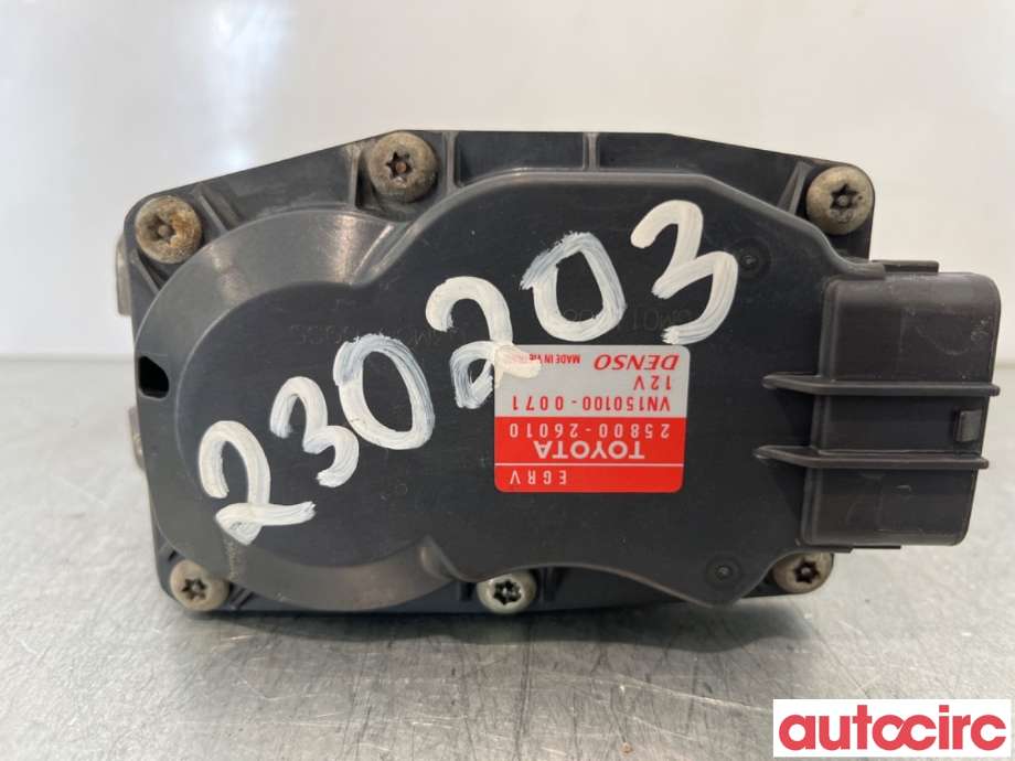 EGR-ventil til Toyota RAV4 2009-2013 (Type III, Fase 2)  (TOYOTA|2580026010|VN150100-0071|25800-26010)