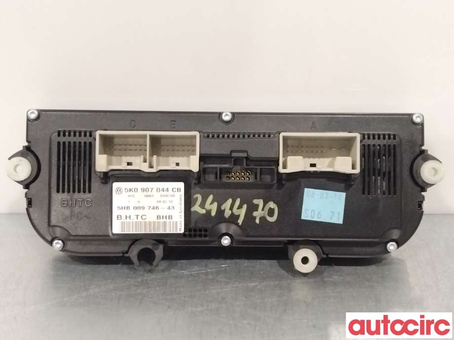 Varmeapparat betjening til VW Passat 2005-2010 (B6) (B6) (VOLKSWAGEN|5K0907044CB|5HB009746-43|5K0907044HD)