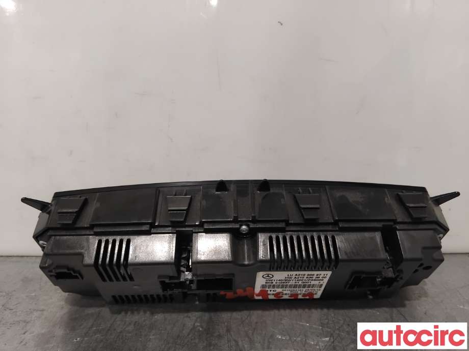 Varmeapparat betjening til Mercedes E-Klasse 2009-2013 (Fase 1) (W212) (W212) (MERCEDES|A2129008711|5HB010937-61|A2129006527)