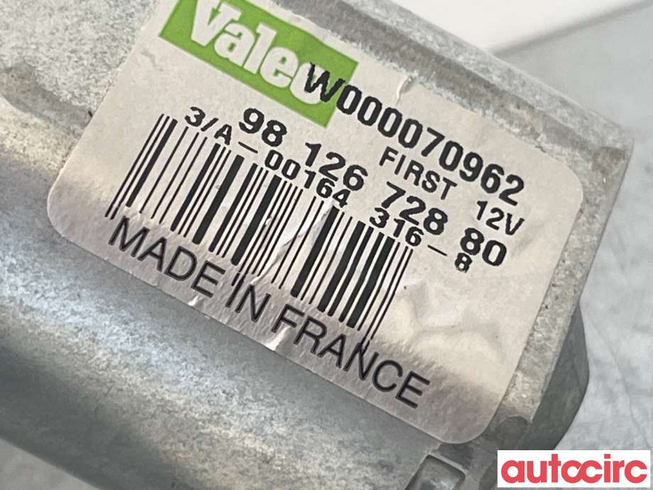 Viskermotor bakrute til Peugeot Expert 2016-->> (Type III)  (PEUGEOT|9812672880|W000070962)