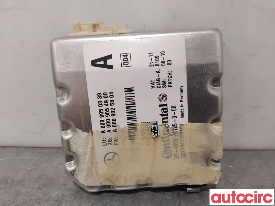 Sensor radar til Mercedes E-Klasse 2009-2013 (Fase 1) (W212) (W212) (MERCEDES|A0009057202|28-4009-6125-3-00|A0009050338)