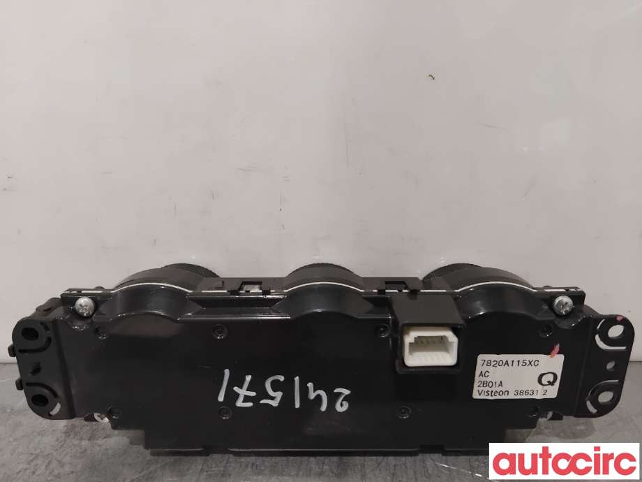 Varmeapparat betjening til Mitsubishi ASX 2010-2019  (MITSUBISHI|7820A115XC|)