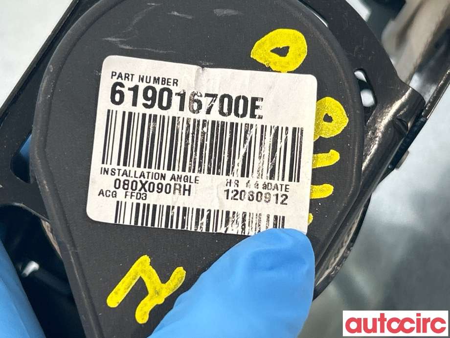 Sikkerhetsbelte foran venstre til Nissan Leaf 2011-2017 (Type I)  (NISSAN|868843ND1A|619016700E)