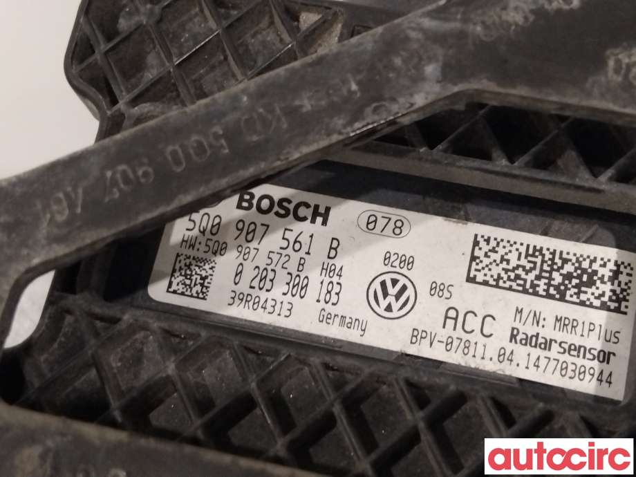 Sensor radar til VW Polo 2014-2017 (Type V, Fase 2)  (VOLKSWAGEN|5Q0907561P)