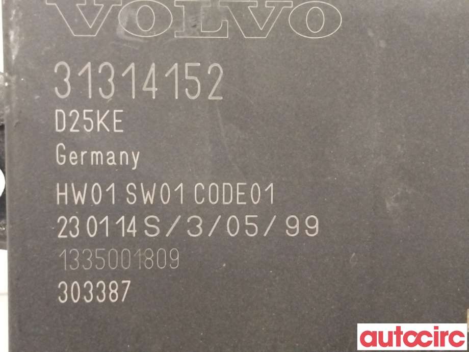 Styreenhet parkering til Volvo XC70 2014-2016 (Type II, Fase 2)  (VOLVO|31314152|)