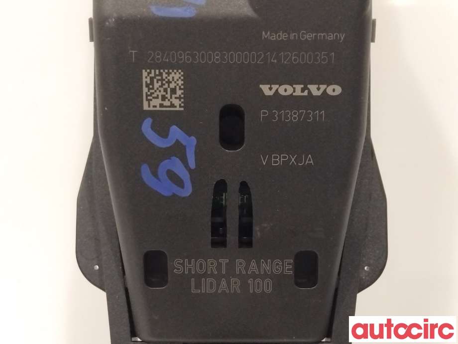 Sensor radar til Volvo XC70 2014-2016 (Type II, Fase 2)  (VOLVO|31387311|)
