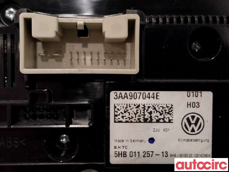 Varmeapparat betjening til VW Passat 2011-2015 (B7) (B7) (VOLKSWAGEN|3AA907044BD|5HB011257-13|3AA907044CM)