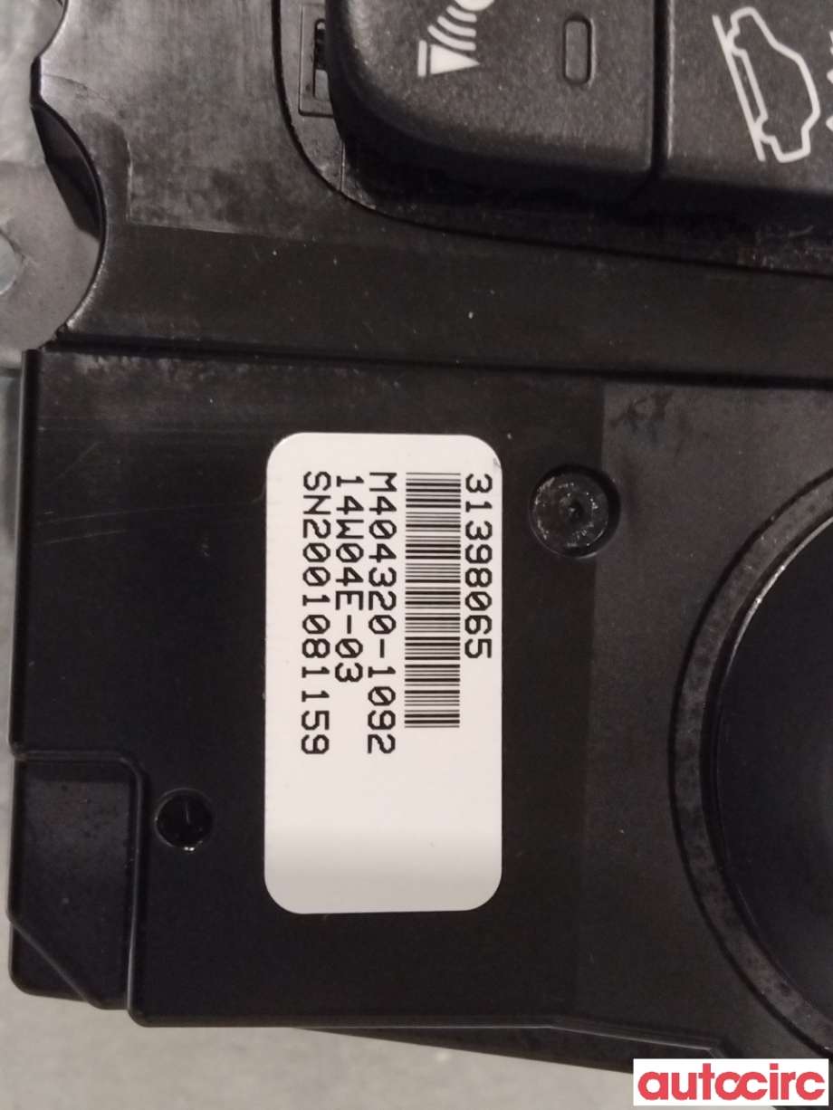 Varmeapparat betjening til Volvo XC70 2014-2016 (Type II, Fase 2)  (VOLVO|31398065|)