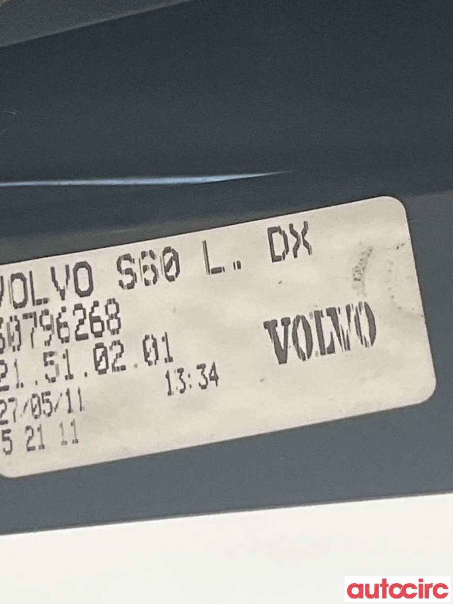 Baklykt høyre til Volvo S60 2010-2014 (Type II, Fase 1)  (VOLVO|31395931)