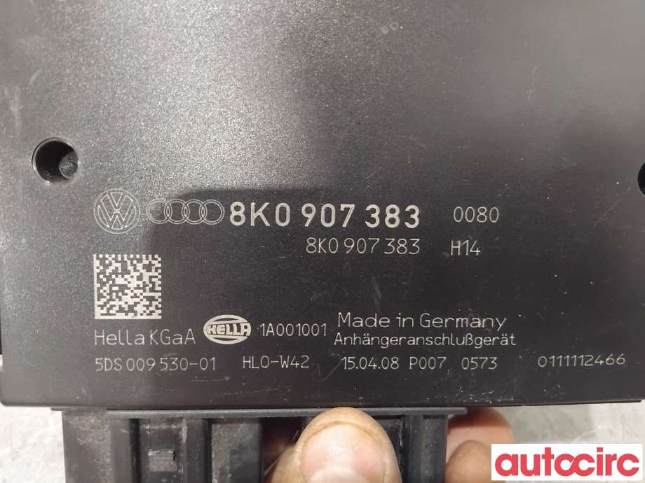 Styreenhet hengerfeste til Audi A4 2007-2014 (Type IV) (B8) (B8) (AUDI|8K0907383E|5DS009530-01|8K0907383)