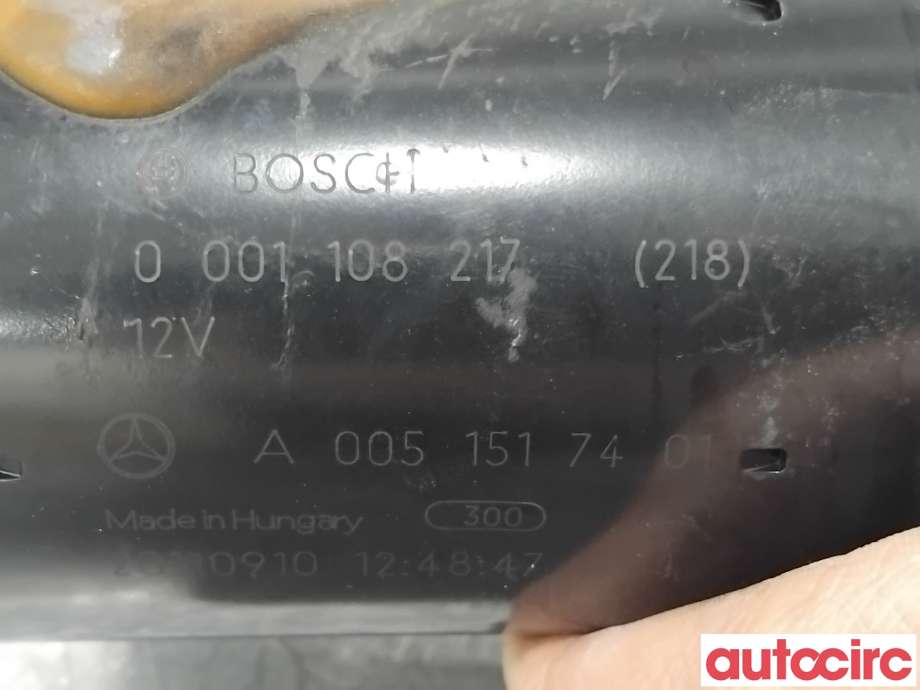 Starter diesel til Mercedes A-Klasse 2005-2012 (W169) (W169) (MERCEDES|A0051517401|0001108217)