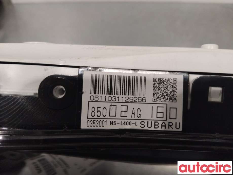 Instrumentpanel til Subaru Legacy 2007-2009 (Type IV, Fase 2)  (SUBARU|85072AG600|)