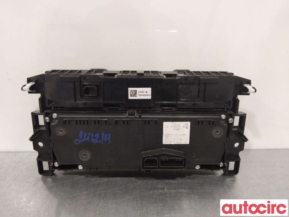 Varmeapparat betjening til Mazda 6 2015-2018 (Type III, Fase 2) (MAZDA|GMF1-61-190C|)