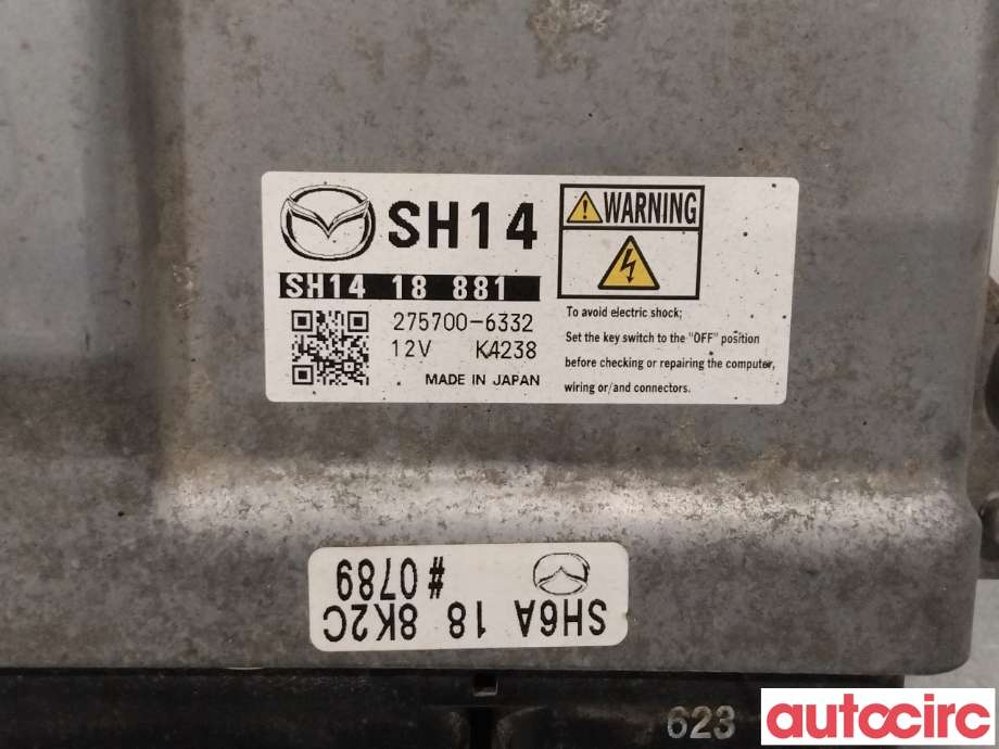 Styreenhet motor til Mazda 6 2015-2018 (Type III, Fase 2) (MAZDA|SH14-18-881A|)