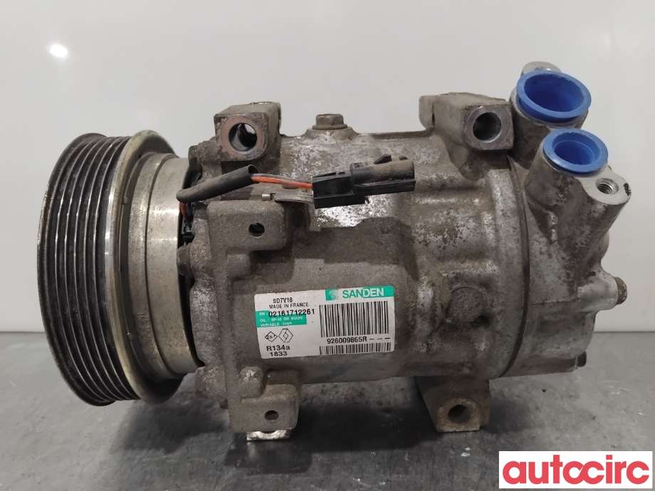 Aircondition kompressor til Nissan Qashqai 2010-2014 (Type I, Fase 2)  (NISSAN|2763000Q3J|SD7V161833|926009865R)