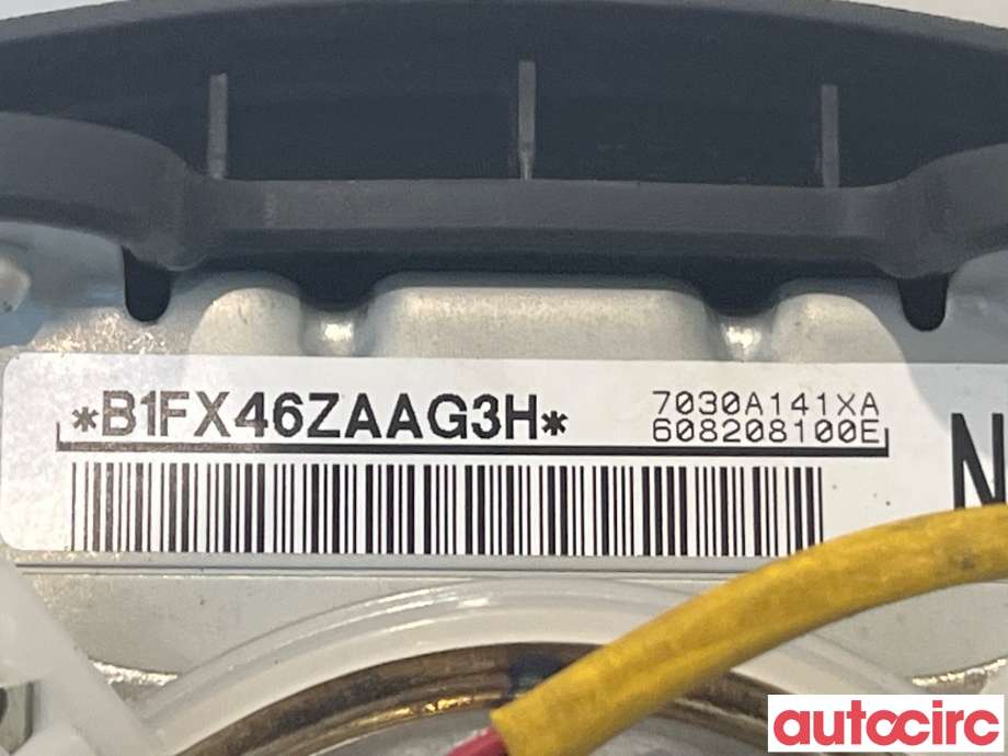 Airbag rattpute til Citroën C-Crosser 2007-2012  (CITROEN|4112KJ|7030A141XA)