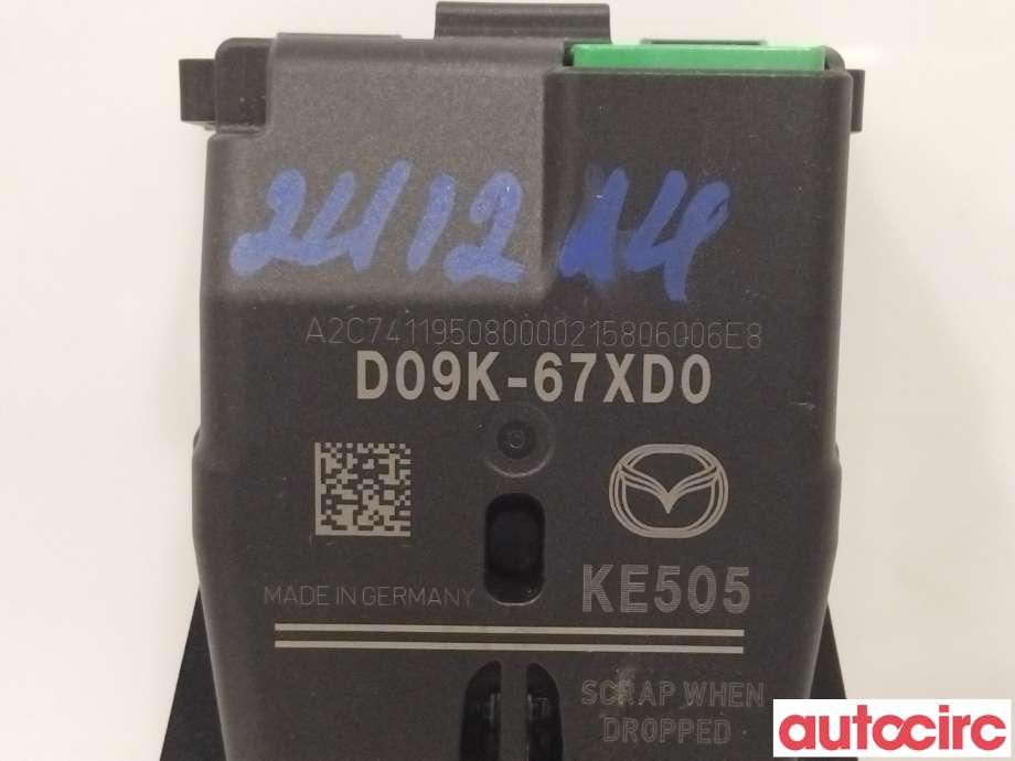 Sensor radar til Mazda 6 2015-2018 (Type III, Fase 2)  (MAZDA|D09K-67-XD0B|)