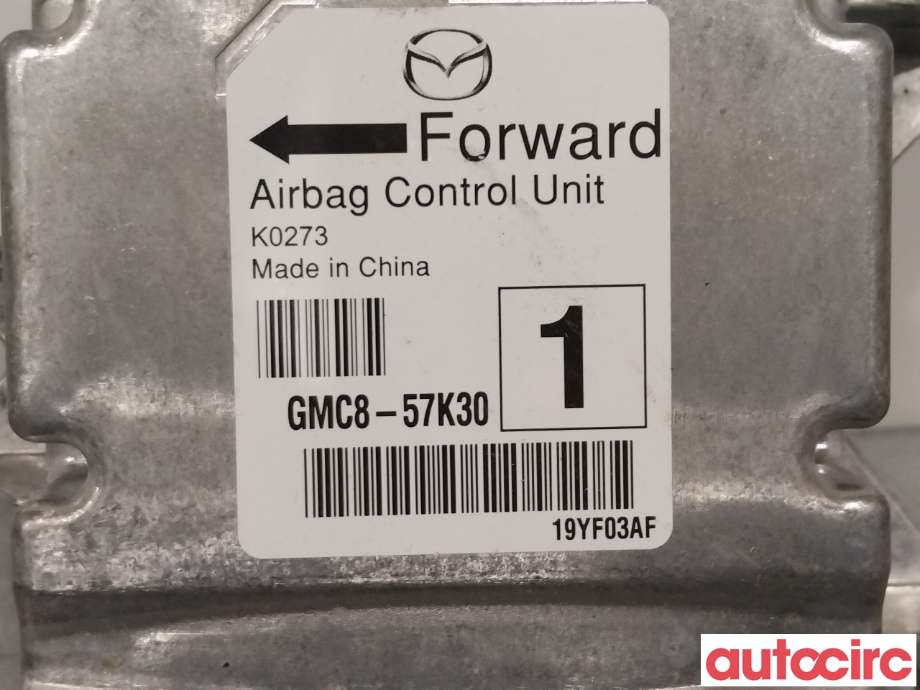 Airbag elektronikk til Mazda 6 2015-2018 (Type III, Fase 2) (MAZDA|GMC857K30A|)