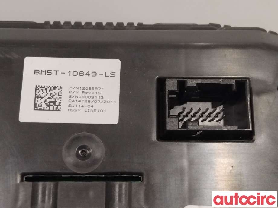 Instrumentpanel til Ford Focus 2011-2014 (Type III, Fase 1)  (FORD|5580297|BM5T-10849-BLN|BM5T-10849-BAG)