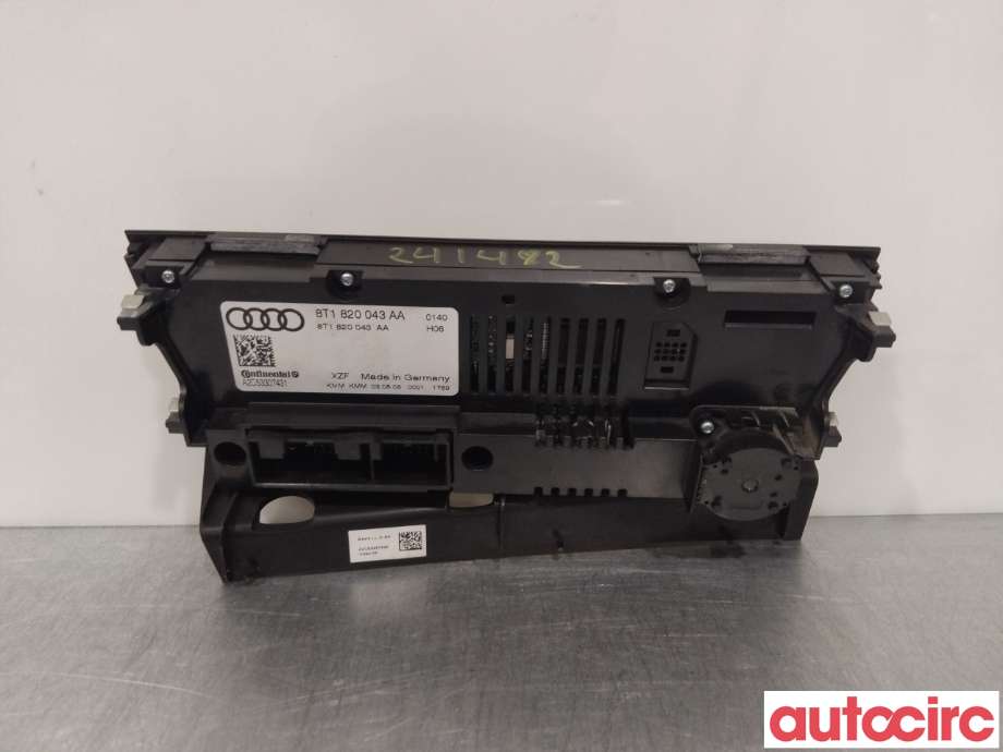 Varmeapparat betjening til Audi A4 2007-2014 (Type IV) (B8) (B8) (AUDI|8T1820043AH|)