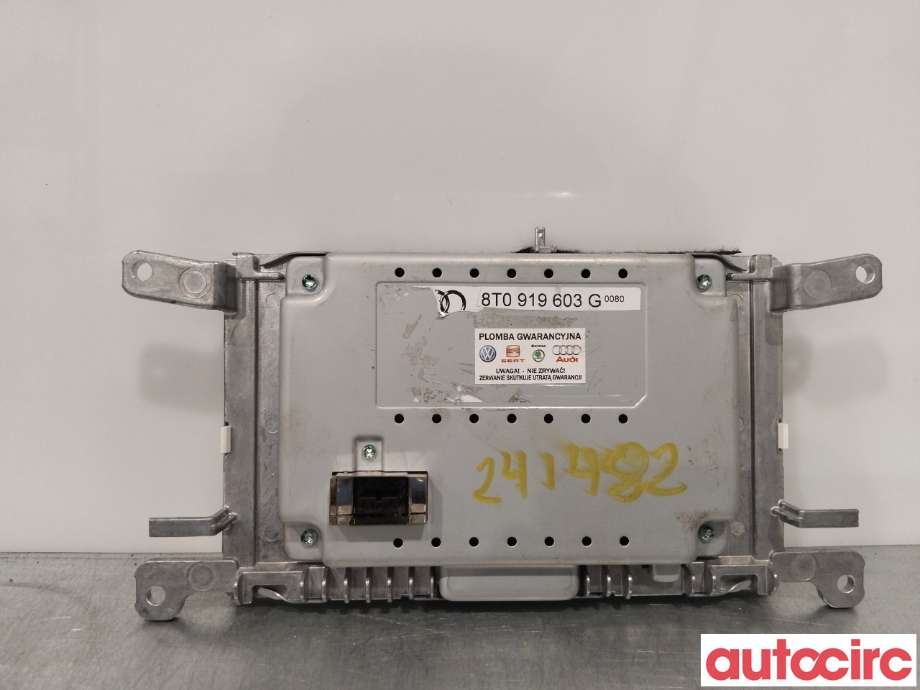 Multimedia display (MCU - Media Controller Unit) til Audi A4 2007-2014 (Type IV) (B8) (B8) (AUDI|8T0057603Ø||8T0057603G)