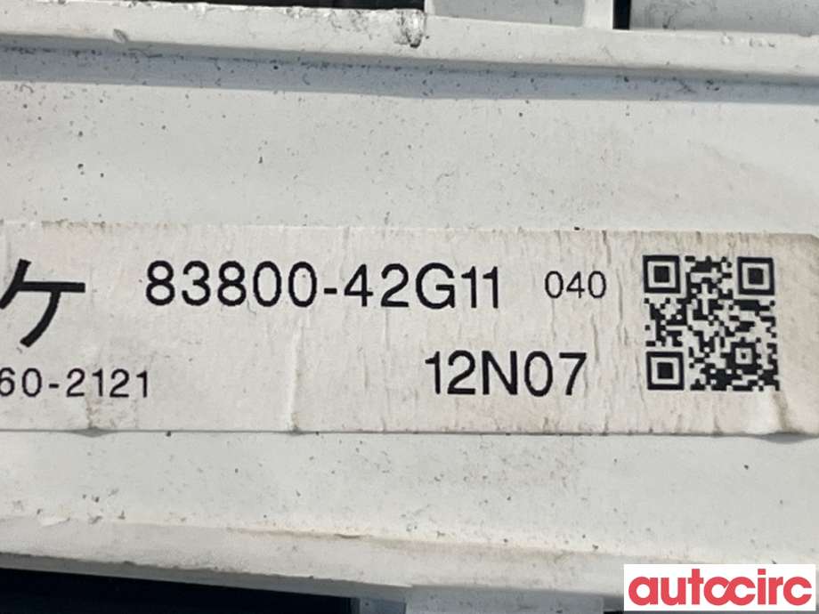 Instrumentpanel til Toyota RAV4 2009-2013 (Type III, Fase 2)  (TOYOTA|8380042G11)