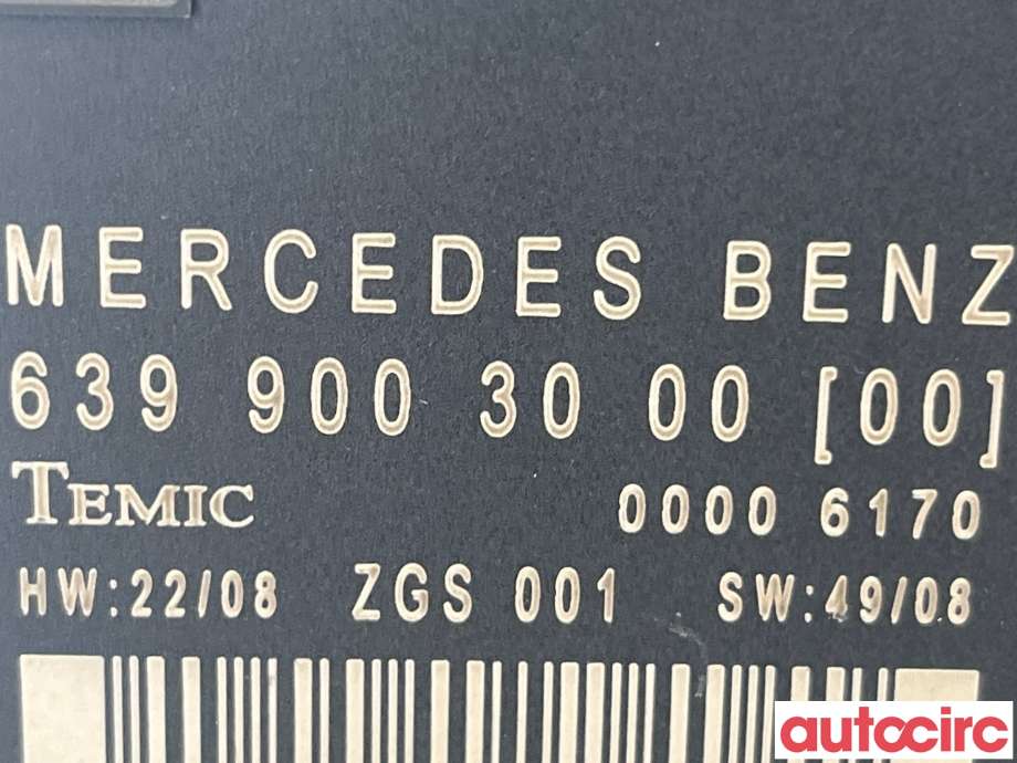 Styreenhet dør høyre foran til Mercedes Vito/Viano 2010-2014 (Fase 2) (W639) (W639) (MERCEDES|A6399003201|00006170|6399003000)