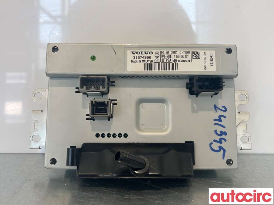 Multimedia display (MCU - Media Controller Unit) til Volvo V70 2007-2013 (Type III, Fase 1)  (VOLVO|36001984|7609501507|31357109)